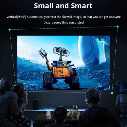 HY 300 Pro Projector for Home Portable HD Android 12 Short 4K & 1080p HY300 4K Smart Projector Android 11 Portable Wifi Mini Bluetooth 200Ansi Home Theater for SAMSUNG Apple Phone Movie