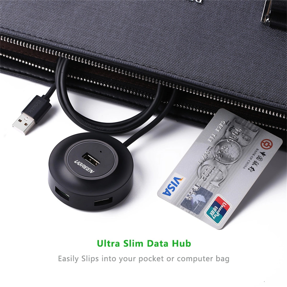 UGREEN USB to USB 2.0 4 Ports HUB – CR106 - 20277