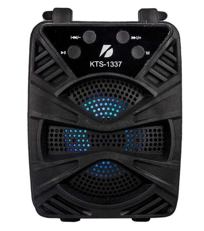 Portable Bass Speaker Bluetooth TF/USB/AUX/led Flashing Lights
