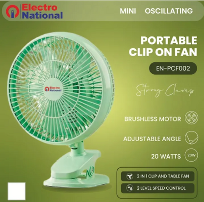 3 In 1 Electric Mini Clip Fan - 8 Inch