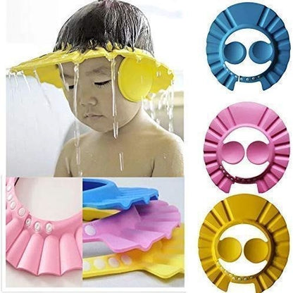 Baby Shower Cap Shower Hair Wash Cap for Children, Protection for Eyes and Ear Care