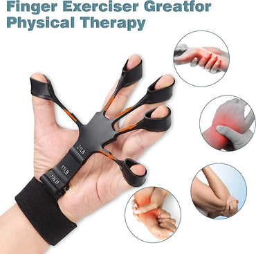 1Pcs Finger Gripper Patients Hand Strengthener 6 Resistant Strength Trainer