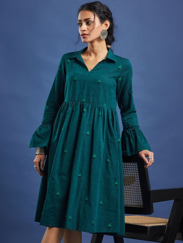 Pure Cotton a-Line Dress