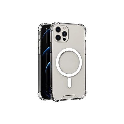 ATOUCHBO Anti Burst Armor Anti-Shock MagSafe Clear Case for iPhone 14 Series