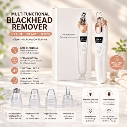 M13 Blackhead Remover Facial Vacuum Cleaner – Multifunctional Blackhead Remover