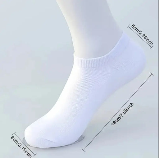 3 Pairs Unisex Casual Plain Color Boat Socks Thin Breathable Comfy Sweat-Absorbing Low Cut Socks