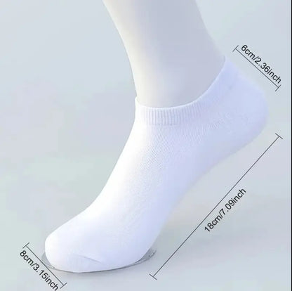 3 Pairs Unisex Casual Plain Color Boat Socks Thin Breathable Comfy Sweat-Absorbing Low Cut Socks