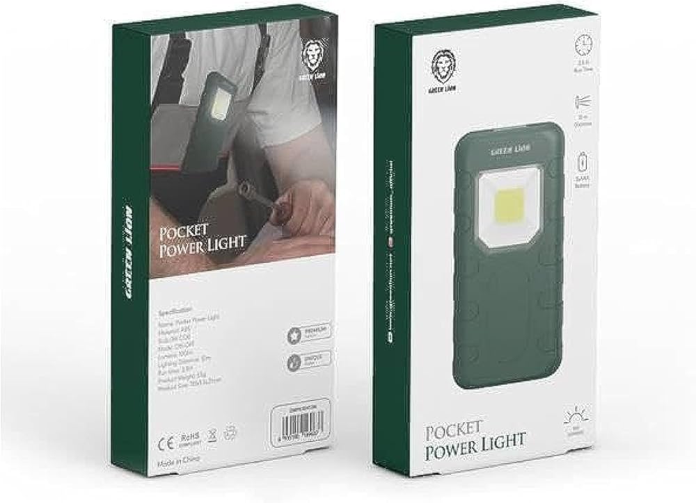 Green Lion Pocket Power Light 3W COB 100lm