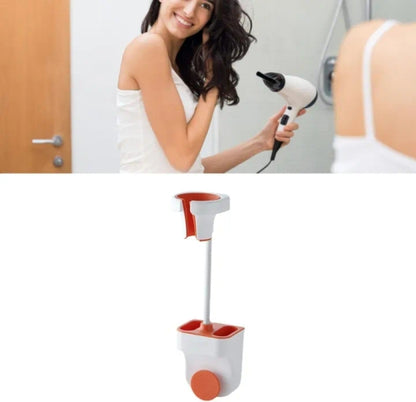 Wall Mounted Hair Dryer Rack Plastic Hair Dryer Holder