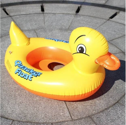 Children Duck Swim Learning