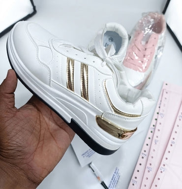 Girls White Super Comfort Quality Fashion Shoes
