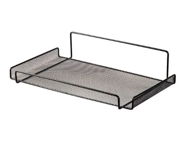 Wall-Mounted Wi-Fi Router & Set-Top Box Storage Rack: Floating Wall Bracket & Cable Organizer
