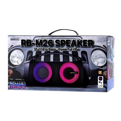 REMAX RB-M26 Outdoor Hand Lifted Double Terminal Bluetooth Speaker Plaza Dance Sports Portable Sound