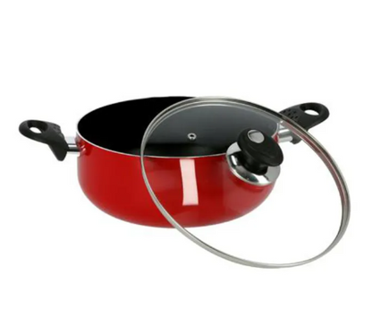 Non Stick Casserole 22 Cm with Glass Lid