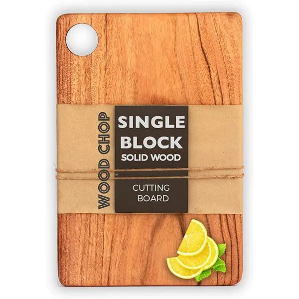 Wood Cutting Board Single Block Solid Wood Bamboo