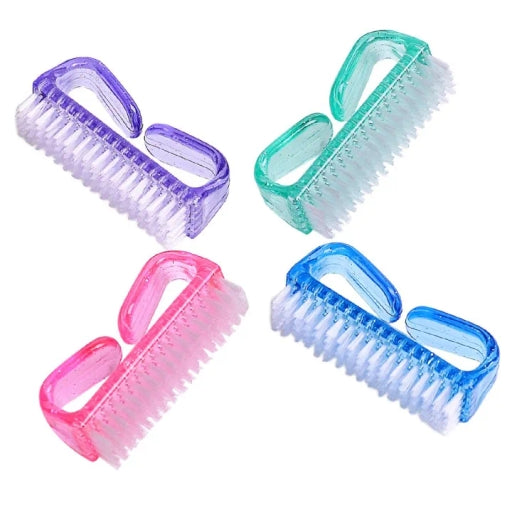 Handle Grip Nail Brush Fingernail Toe Scrub Cleaner Pedicure Brush for Men & Women