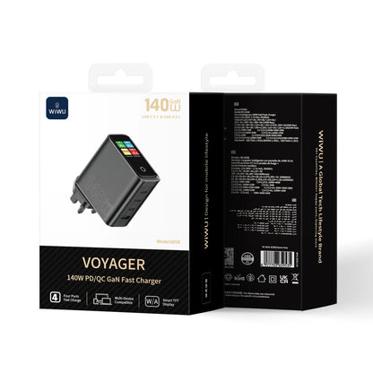 WiWU 140W Intelligent Display GaN Charger 3C1A - Wi-G028