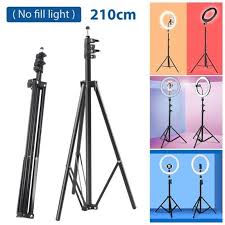 2.1M Holder Tripod Folding Lamp Tripod Holder for LED Ring Light Mobile Phone