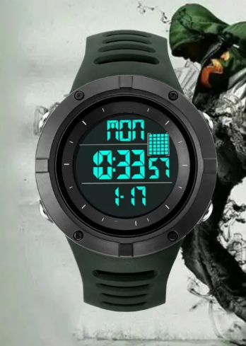 Waterproof Watch Piaoma Digital Waterproof Watch for Men
