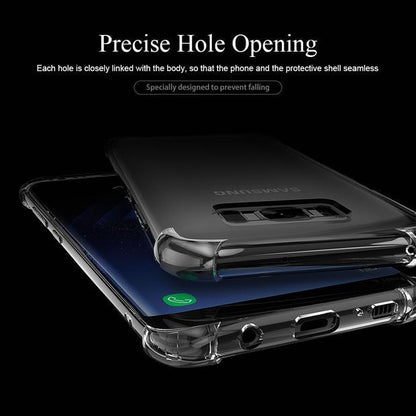 Galaxy S8 Plus Airbag Bumper Shockproof Hard Clear Transparent Case