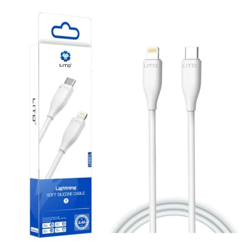 LITO Type-C to Lightning/Type-C Fast Charging Data Cable for IPhone Android 100Cm