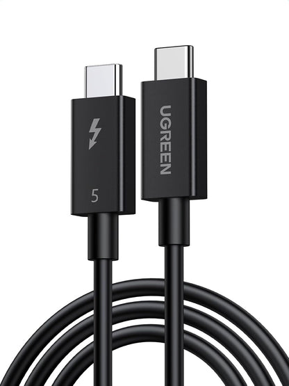 UGREEN 45996 240W 80Gbps Thunderbolt 5 Cable with 120Gbps Bandwidth Boost, Intel Certified USB C Cable, 16K/8K@60Hz Compatibl