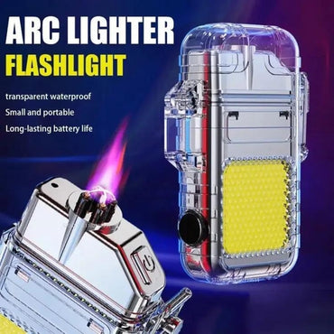 Electric Lighters Arc Lighter Plasma Lighter for Outdoor Camping Windproof Waterproof Lighter
