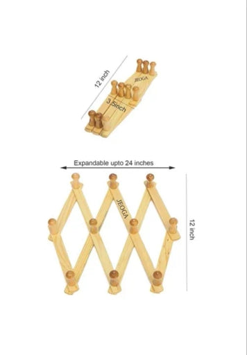 Trend Products Wooden Wall Hanger,Wall Hooks,Cloth Hanger,Bag Hanger 1 Pcs