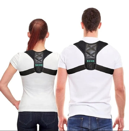 Adjustable Posture Corrector Belt, Shoulder & Back Support Brace for Men and Women