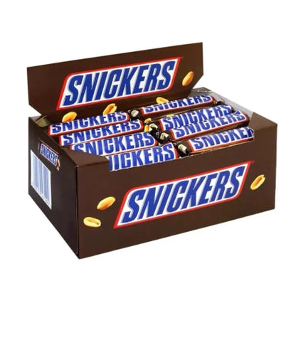 Snickers Chocolate Bar 12G with Peanuts and Caramel – Tasty Snack Bar