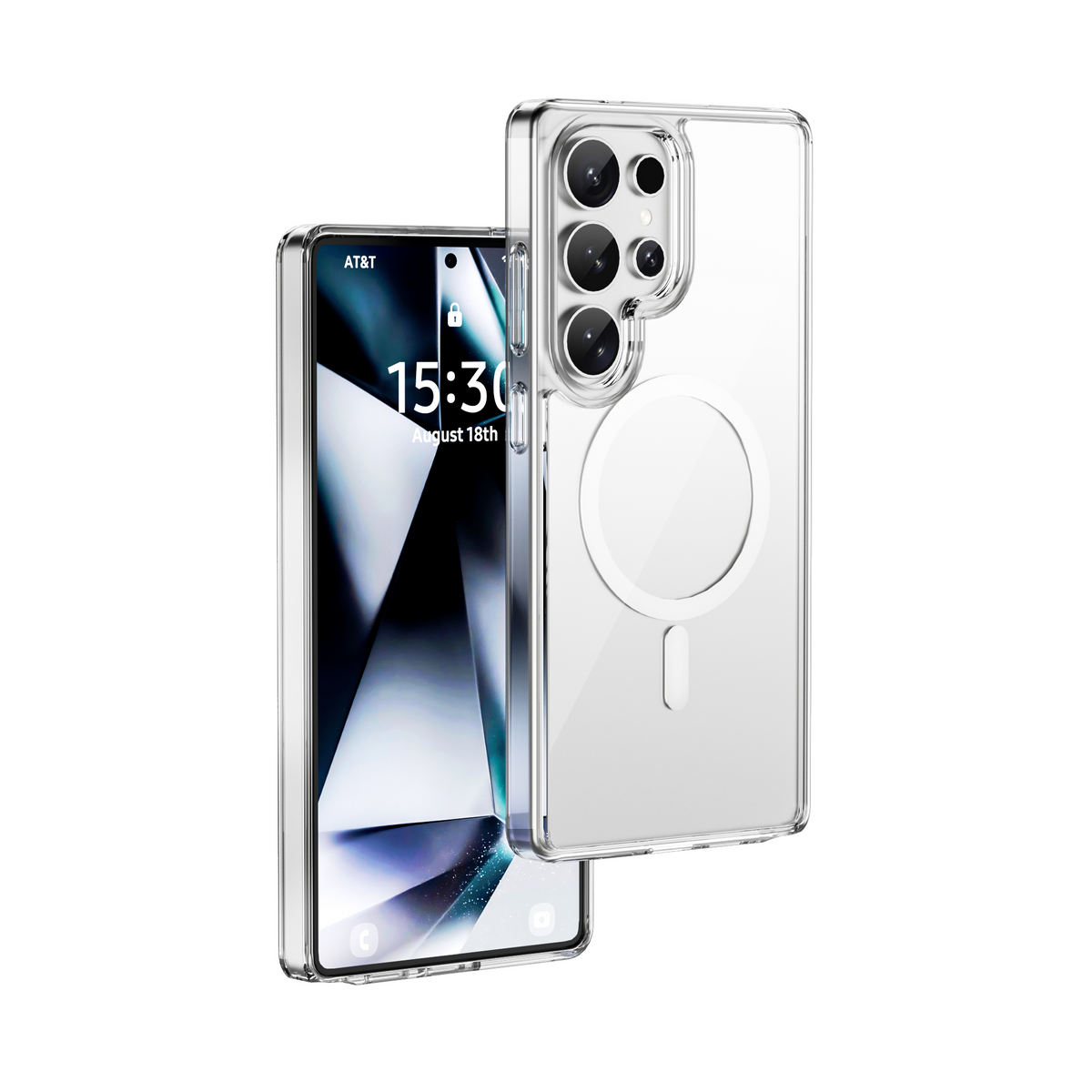 WiWU iShield Pro for Samsung Galaxy S25 / S25 Ultra / S26 / S26 ULTRA– Truly -Transparent, Magnetic, Shock‑Resistant Case