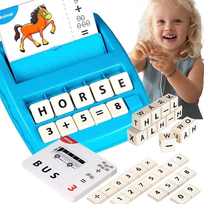 Learning Educational Toys 2 in 1 Matching Letter and Number Games for Boys and Girls Sight Words Rec