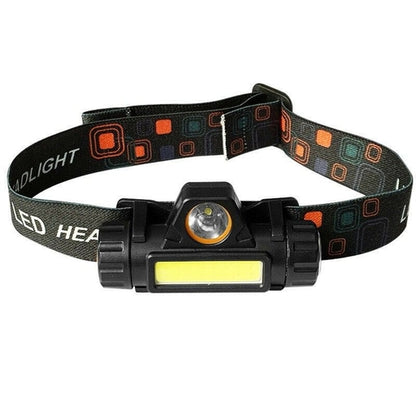 Headlamp Flashlight USB Rechargeable, Super Bright 800 Lumen LED Headlamps with 2 Modes