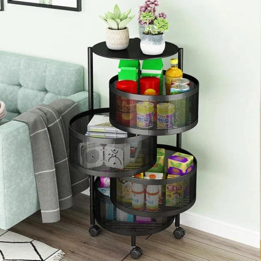Storage Kitchen Trolley with Wheels (4 Layer)