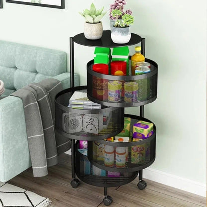 Storage Kitchen Trolley with Wheels (4 Layer)