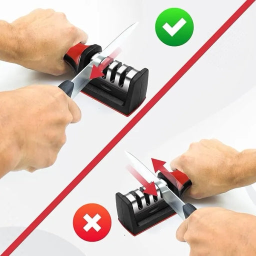Knife Sharpeners for Kitchen Knivesâ€“ Stainless Steel