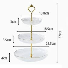 Glass Cake Holder Space