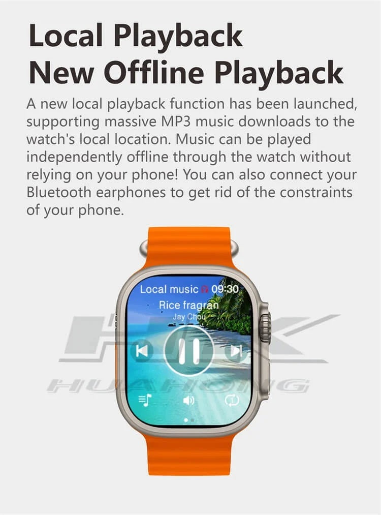 HK 9 ULTRA Amoled Display Chat GPT Supported Premium Smart watch