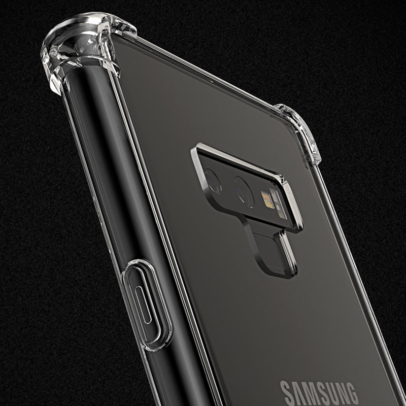 Anti Shock Corner Bumper Air Bag Soft Transparent Cover For Samsung Galaxy Note 9