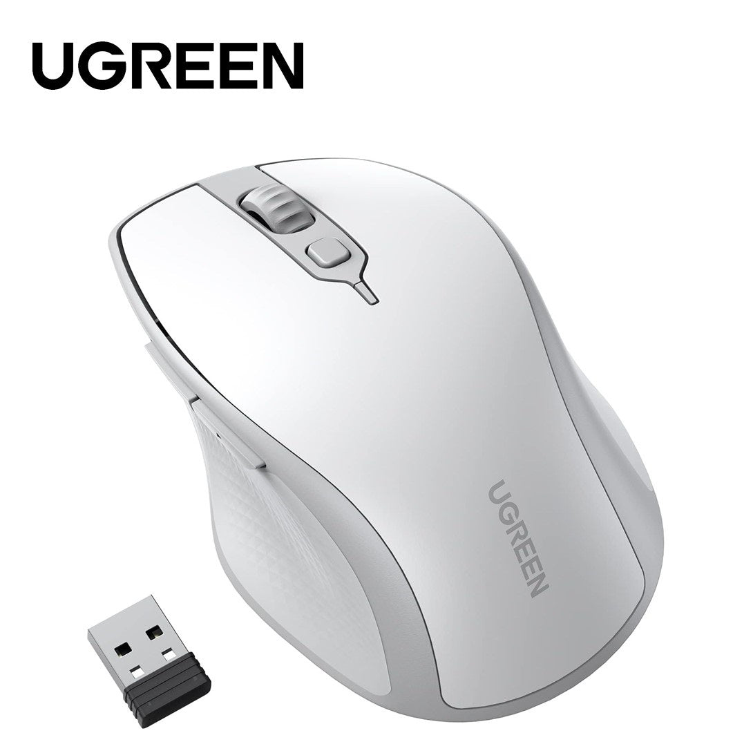 UGreen Ergonomic Wireless Computer Mouse (MU101) Dual Mode Bluetooth & USB Receiver Connectivity