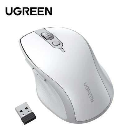 UGreen Ergonomic Wireless Computer Mouse (MU101) Dual Mode Bluetooth & USB Receiver Connectivity