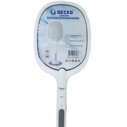Gecko Dual-Use Electric Mosquito Racket Standing Fly Insect Swatter.(LTD-618/LTD-219)