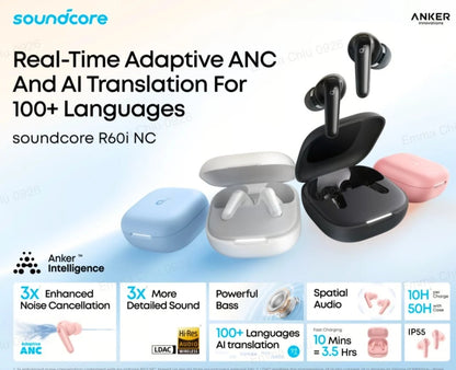 ANKER Soundcore R60i Nc True Wireless Earbuds