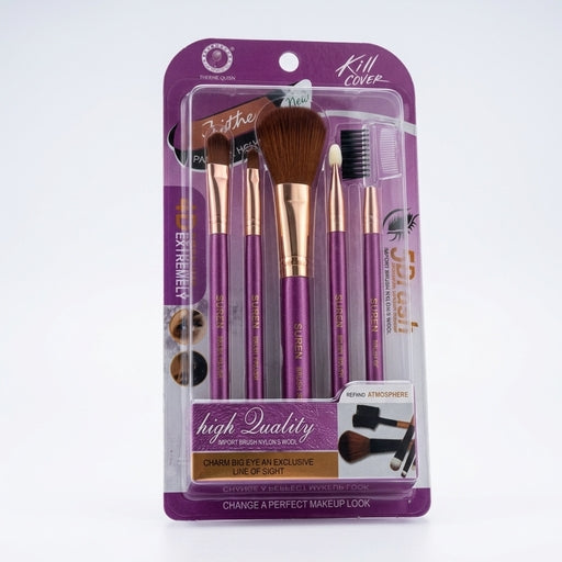 5 Pcs Set of Makeup Brush Kit, Feather Fashion Brush Set, Beauty Makeup Set