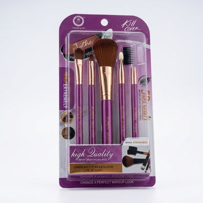 5 Pcs Set of Makeup Brush Kit, Feather Fashion Brush Set, Beauty Makeup Set