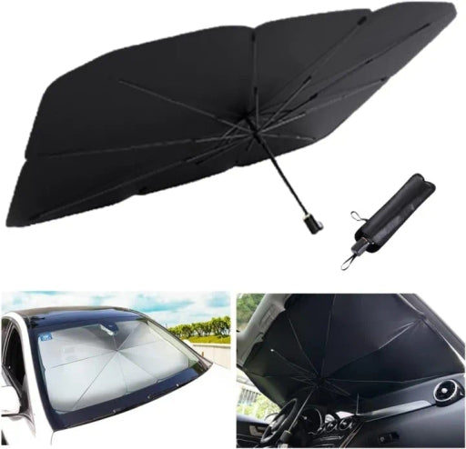 Car Sun Shade Parasol, Windshield, Foldable, Easy Installation, Easy Storage