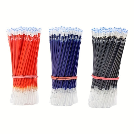 3 Pens + 20 Refills Gel Pen Set School Supplies Black Blue Red Ink Color 0.5Mm Ballpoint Pen Kawaii