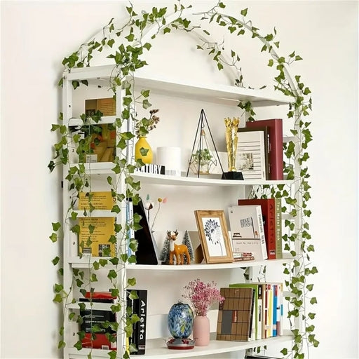 1Pc of Artificial Ivy Vine with LED String Lights, Green Leaf Garland Chandelier, Suitable for Wall