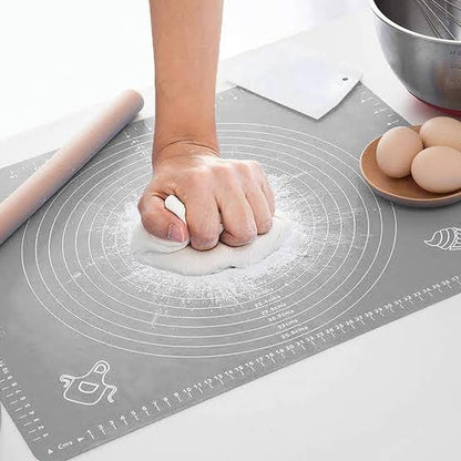 Non-Stick Silicon Rolling Baking Sheet Mat with Measurements [.30*40]