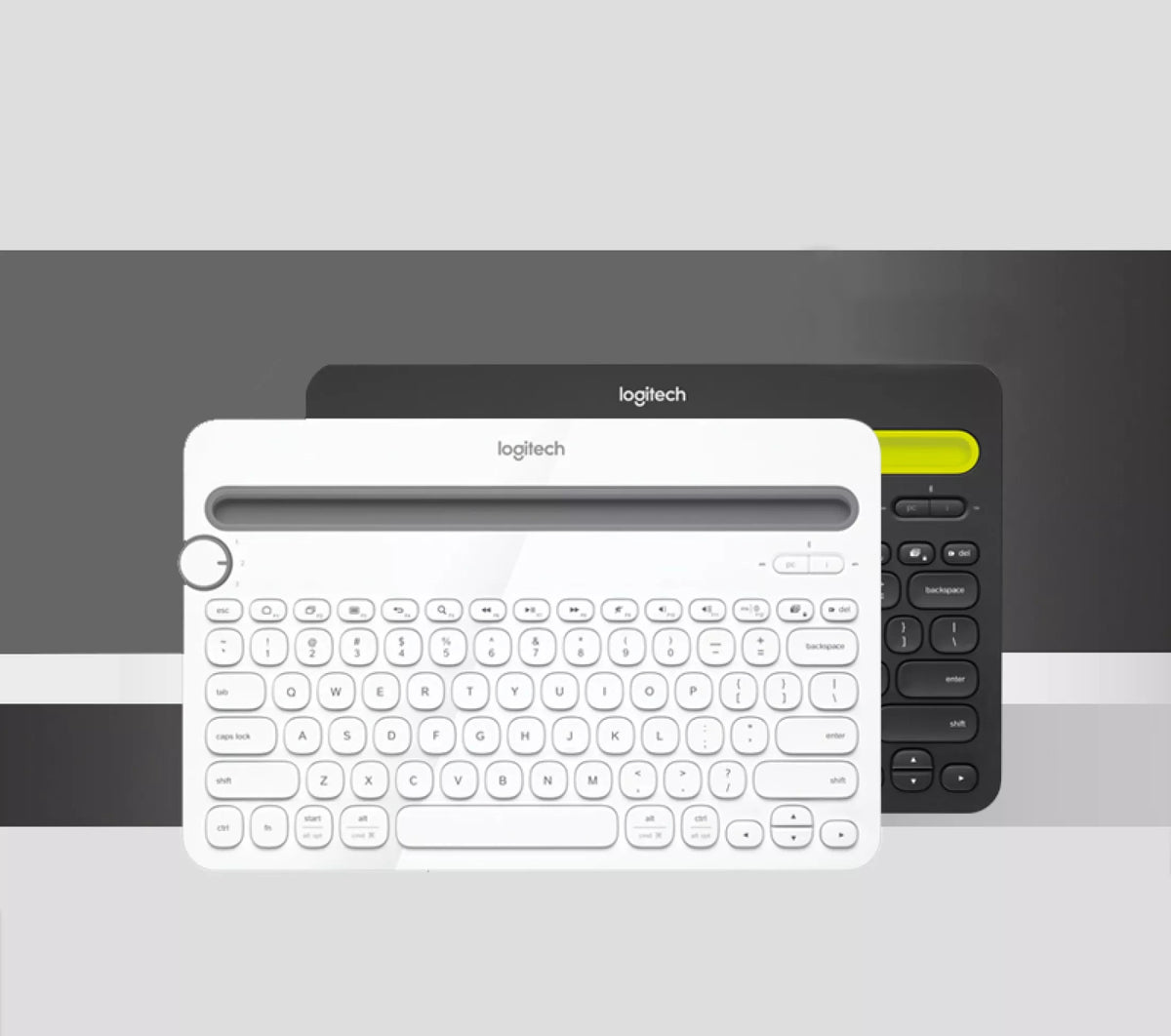 Logitech - K480 Bluetooth Multidevice Keyboard